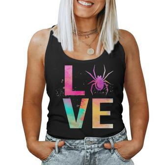 Colorful Spider Mom Gifts Spider Women Tank Top Basic Casual Daily Weekend Graphic - Seseable