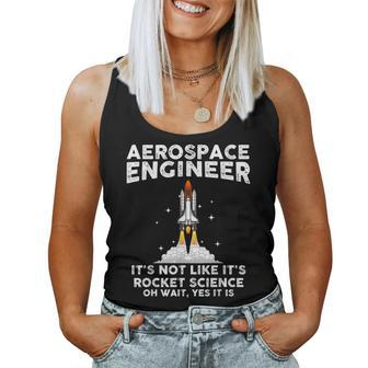 Cool Aerospace Engineer For Men Women Rocket Scientist Space Women Tank Top | Mazezy