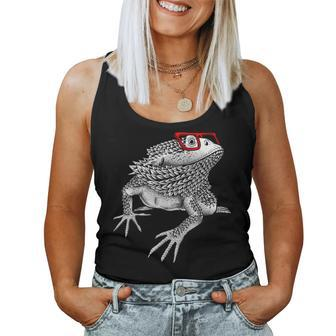 Cool Bearded Dragon For Men Women Reptile Lover Lizard Nerdy Women Tank Top | Mazezy