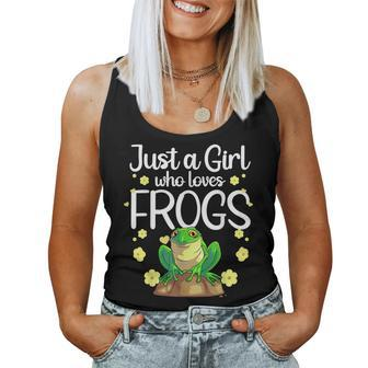 Cool Frog For Women Girls Kids Toad Frog Lovers Zookeeper Women Tank Top | Mazezy