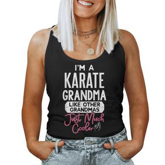 Cool Mothers Day Design Karate Grandma Women Tank Top Basic Casual Daily Weekend Graphic - Thegiftio UK