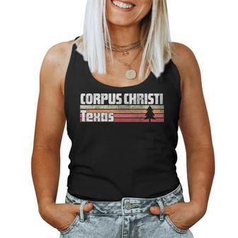 Corpus Christi Texas Tx Gift Retro Style Vintage 70S 80S 90S Women Tank Top Basic Casual Daily Weekend Graphic - Seseable