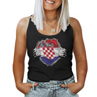 Croatia Flag Croatian Pride Men & Women Women Tank Top | Mazezy