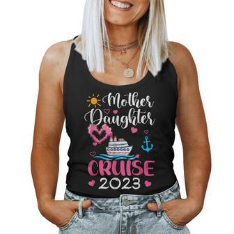 Cruise Trip Mother Daughter Cruise 2023 Ship Travelling Women Tank Top | Mazezy