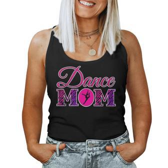 Cute Dance Mom Gift Zebra Print Dance Mom V2 Women Tank Top Basic Casual Daily Weekend Graphic - Seseable