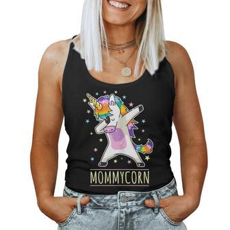 Womens Cute Mother Unicorn Mom Mother Day Mommycorn Women Tank Top | Mazezy