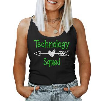 Cute Technology Squad Science Teacher Apparel Learning Math Women Tank Top | Mazezy