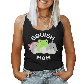 Cute Unicorn Squish Mom Squishmallow Costume Women Tank Top | Mazezy
