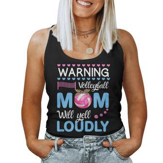 Cute Volleyball For Women Leopard Cool Volleyball Mom Women Tank Top | Mazezy