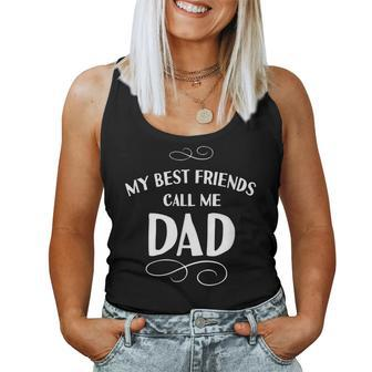 For Dad From Daughters Sons Children Best Friend Women Tank Top | Mazezy