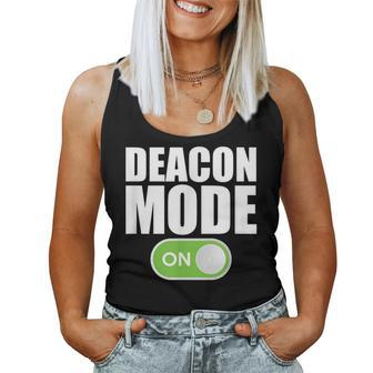 Deacon Mode - Religious Christian Minister Catholic Church Women Tank Top | Mazezy