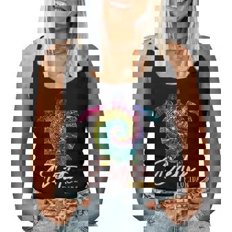 Destin Tie Dye Sea Turtle Florida Matching Family Vacation Women Tank Top Basic Casual Daily Weekend Graphic | Seseable UK