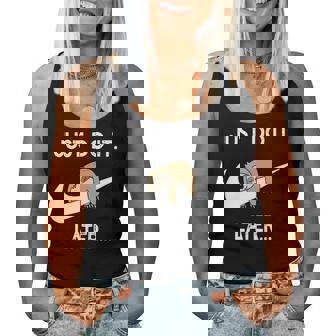 Do It Later Funny Sleepy Sloth For Lazy Sloth Lover Women Tank Top Basic Casual Daily Weekend Graphic - Seseable