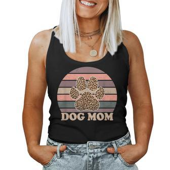 Dog Mom - Leopard Print - Best Mama - Paw - Classic Women Tank Top | Mazezy