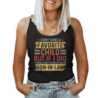 I Dont Have A Favorite Child Mother In Law Women Tank Top | Mazezy