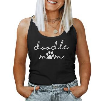 Womens Doodle Mom T Shirt For Dog Lover Momma Women Tank Top | Mazezy