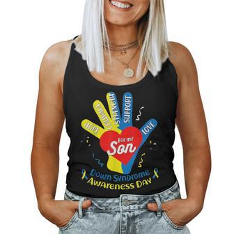 Down Syndrome Awareness For Parents Mom Down Syndrome 3663 Women Tank Top Basic Casual Daily Weekend Graphic - Seseable