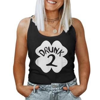 Drunk 2 St Pattys Day Green Drinking Team Group Matching Women Tank Top | Mazezy