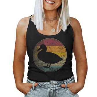 Duck Bird Nature Vintage Distressed Retro Style Farm Farmer Women Tank Top Basic Casual Daily Weekend Graphic - Seseable