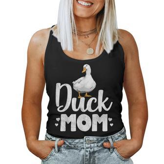 Duck Mom Funny Water Duckling Gifts Women Tank Top Basic Casual Daily Weekend Graphic - Seseable