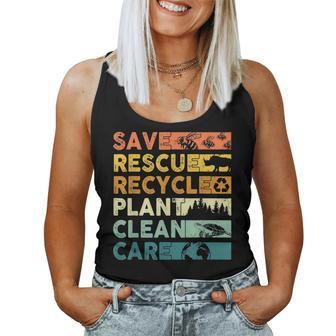 Earth Day 2023 Save Bees Rescue Animals Recycle Plastics  Women Tank Top Basic Casual Daily Weekend Graphic