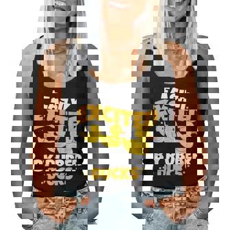 Easily Excited By Rubber Ducks Duckie Bath Rubber Duck Women Tank Top | Mazezy