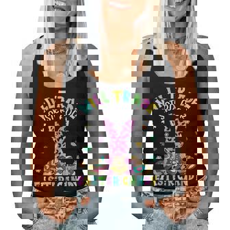 Easter Day Will Trade Sister For Easter Candy Bunny Eggs Women Tank Top | Mazezy