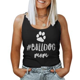 English French American Bulldog Mom Gifts V2 Women Tank Top Basic Casual Daily Weekend Graphic - Seseable