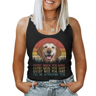 Every Snack You Make Labrador Dog Dog Mom Dog Dad Women Tank Top Basic Casual Daily Weekend Graphic - Seseable