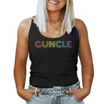 Fabulous Guncle For Men - New Baby Gay Uncle Rainbow Women Tank Top | Mazezy DE