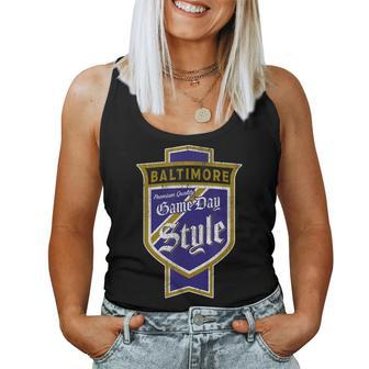 Faded Baltimore Beer Label - Charm City Pride Women Tank Top | Mazezy