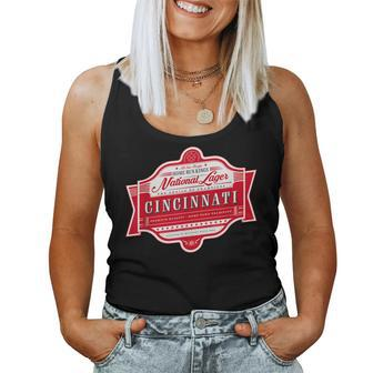 Faded Cincinnati Beer Label - Cincinnati Pride Women Tank Top | Mazezy