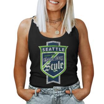 Faded Seattle Beer Label - Seattleite Pride Women Tank Top | Mazezy
