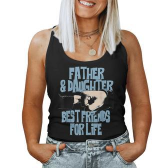 Father Daughter Friends Fist Bump Dad Fathers Day Women Tank Top Basic Casual Daily Weekend Graphic - Thegiftio UK