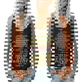 Father And Daughter Hunting Partners For Life Vintage Women Tank Top | Mazezy