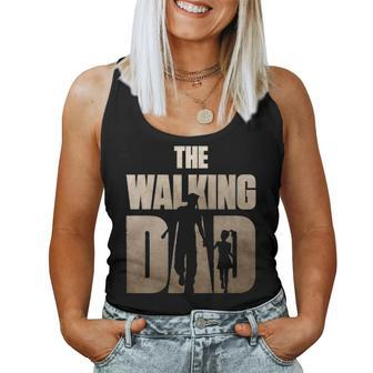Father Daughter S The Walking Dad Funny Fathers Day Women Tank Top Basic Casual Daily Weekend Graphic - Seseable