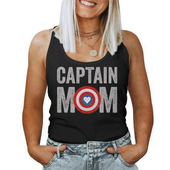 Female Super Captain Mom Superhero Women Tank Top Basic Casual Daily Weekend Graphic - Seseable