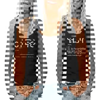 Feminist Women Empowerment Shero Definition Letter Print Women Tank Top | Mazezy