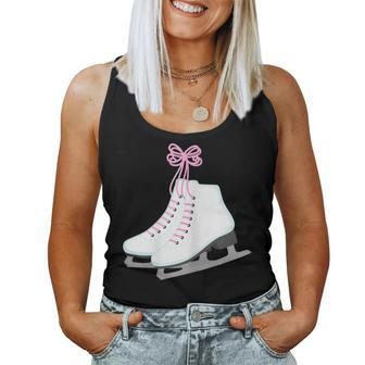 Figure Skating Ice Skate For Girls Women Tank Top Basic Casual Daily Weekend Graphic - Thegiftio UK