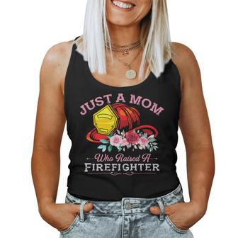 Firefighter Mom Fireman Mother Fire Fighter Firemen Son Women Tank Top Basic Casual Daily Weekend Graphic - Seseable