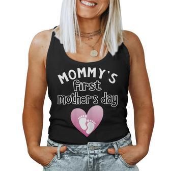 Womens My First 2019 For New Moms Shirts Women Tank Top | Mazezy