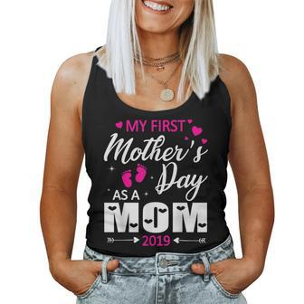 My First As A Mom 2019 Happy Lovely Shirt Women Tank Top | Mazezy