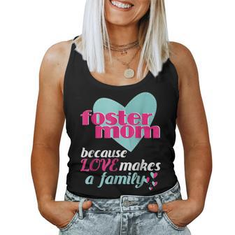 Foster Mom Parent Mothers Day Gift From Daughter Women Tank Top Basic Casual Daily Weekend Graphic - Seseable