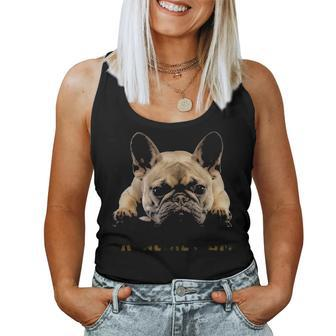Frenchie Mom Mothers Day Gift For French Bulldog Mom V2 Women Tank Top Basic Casual Daily Weekend Graphic - Seseable