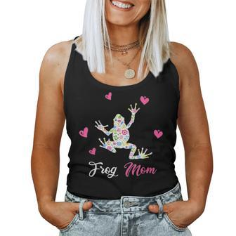 Frog Mom Funny Animal Gift For Mothers Day Women Tank Top Basic Casual Daily Weekend Graphic - Seseable
