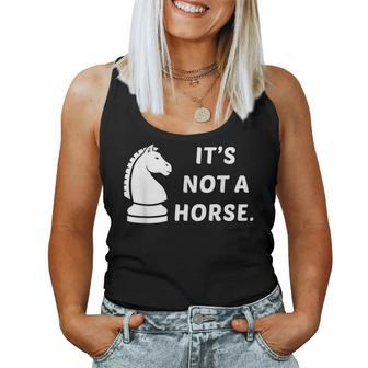 Funny Chess Knight Pieces Board Game Lover Player Horse Gift Women Tank Top Basic Casual Daily Weekend Graphic - Seseable