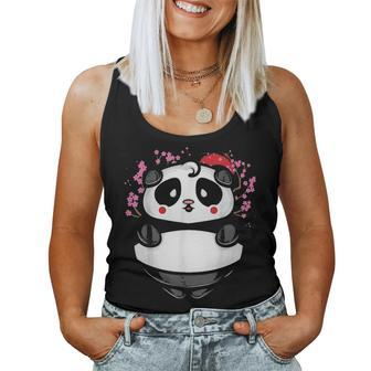 Funny Kawaii Panda Cool Black White Chinese Mother Gift Women Tank Top Basic Casual Daily Weekend Graphic - Seseable