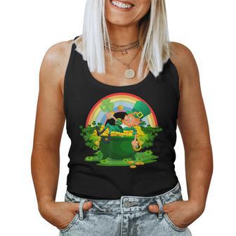 Funny Leprechaun Boys Girls Men Women St Pattys Day Humor Women Tank Top Basic Casual Daily Weekend Graphic - Seseable