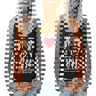 Funny Mom Of Twins Classic Overachiever Twins Mom V2 Women Tank Top Basic Casual Daily Weekend Graphic - Seseable