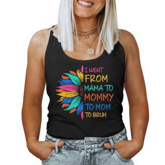 Funny Mothers Day Design I Went From Mama For Wife And Mom Women Tank Top Basic Casual Daily Weekend Graphic - Thegiftio UK